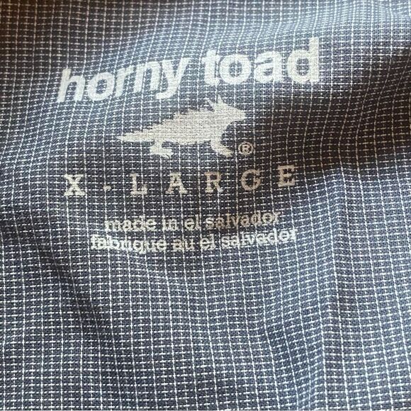 Horny Toad Blue Short Sleeve Button Down Shirt Size XL - Picture 3 of 11